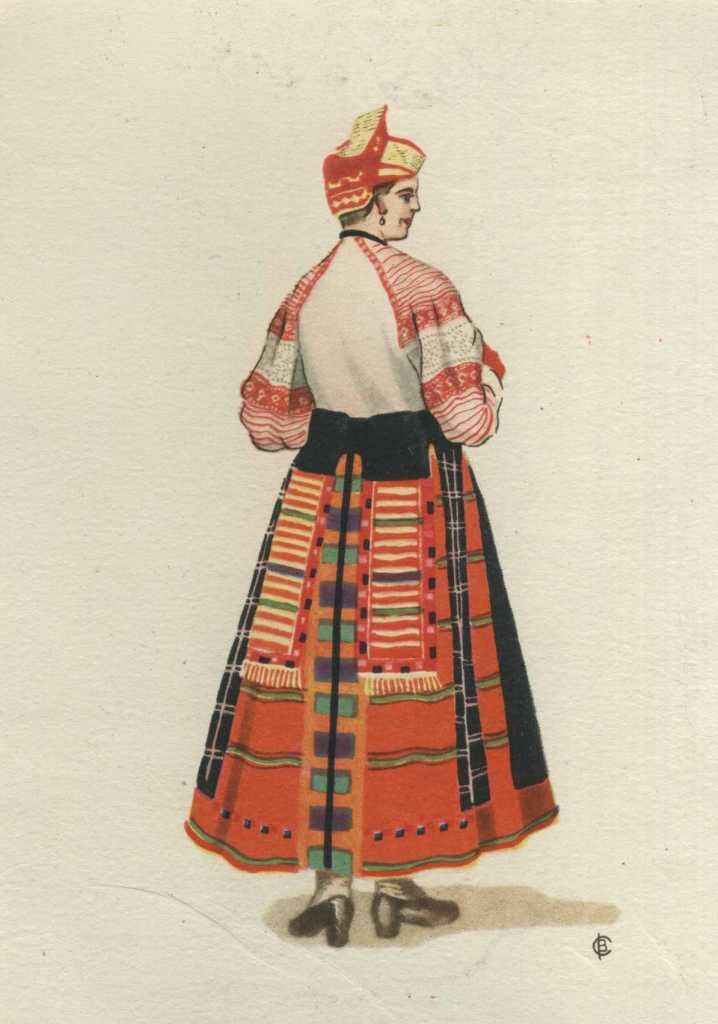 женский костюм Воронежской губернии